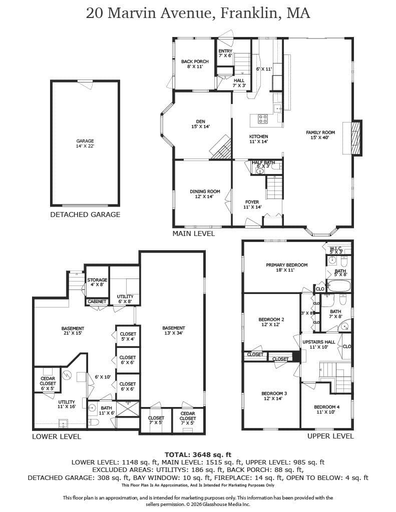 Single Family Residence at 20 Marvin Ave, Franklin MA 02038, Franklin, photo 41 of 42