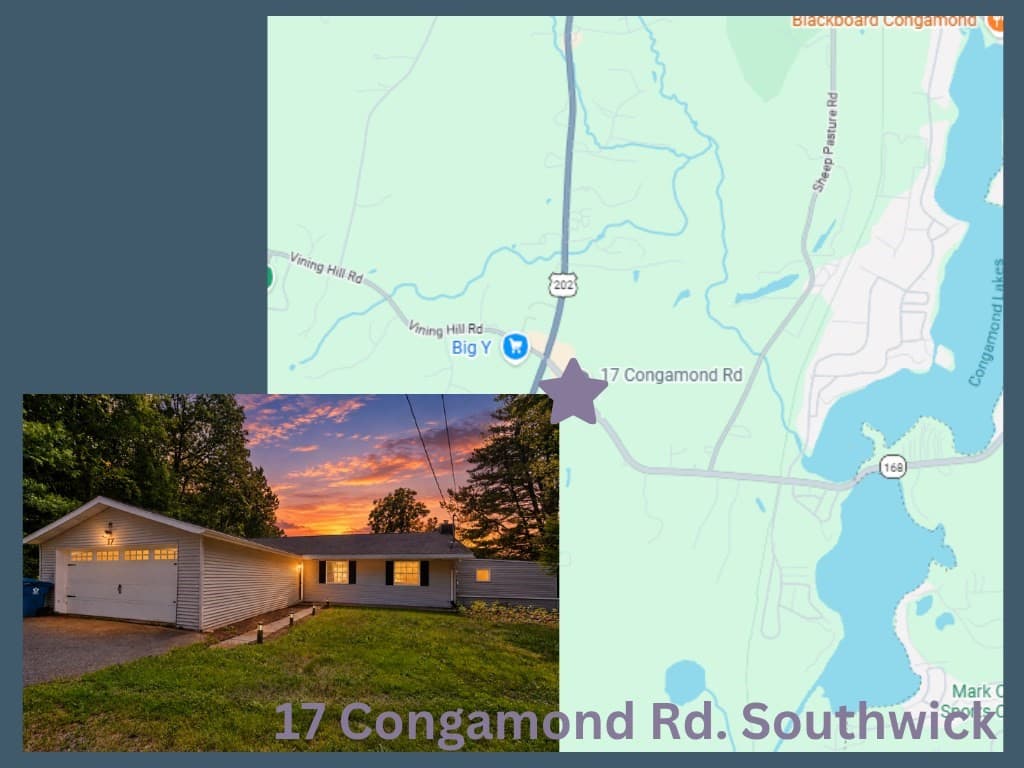 Single Family Residence at 17 Congamond Rd, Southwick MA 01077, Southwick, photo 2 of 42