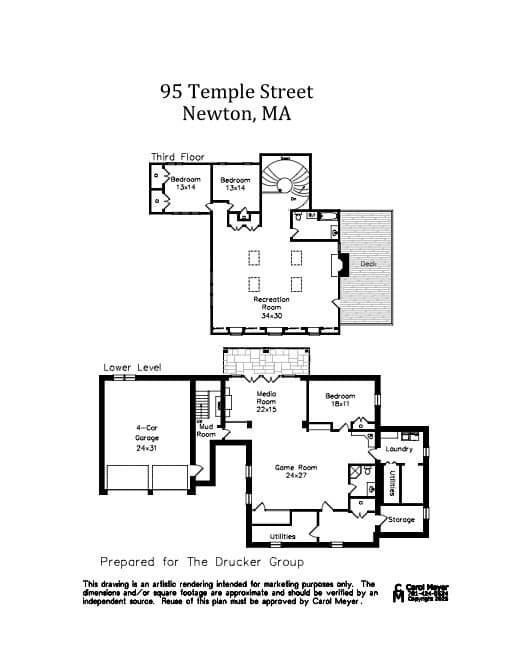 Single Family Residence at 95 Temple St, Newton MA 02465, Newton, photo 37 of 37