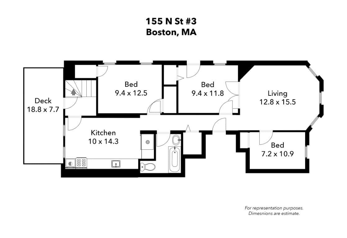 3 Family at 155 N St, Boston MA 02127, Boston, photo 38 of 38