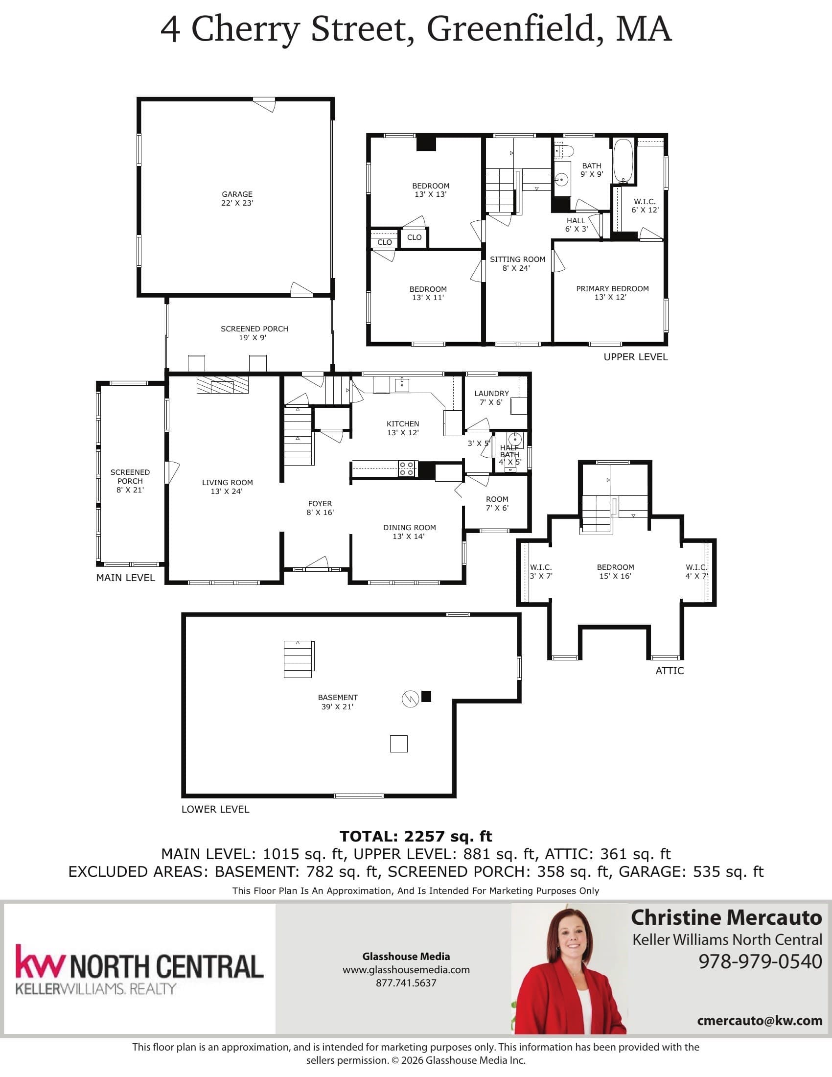 Single Family Residence at 4 Cherry St, Greenfield MA 01301, Greenfield, photo 40 of 40