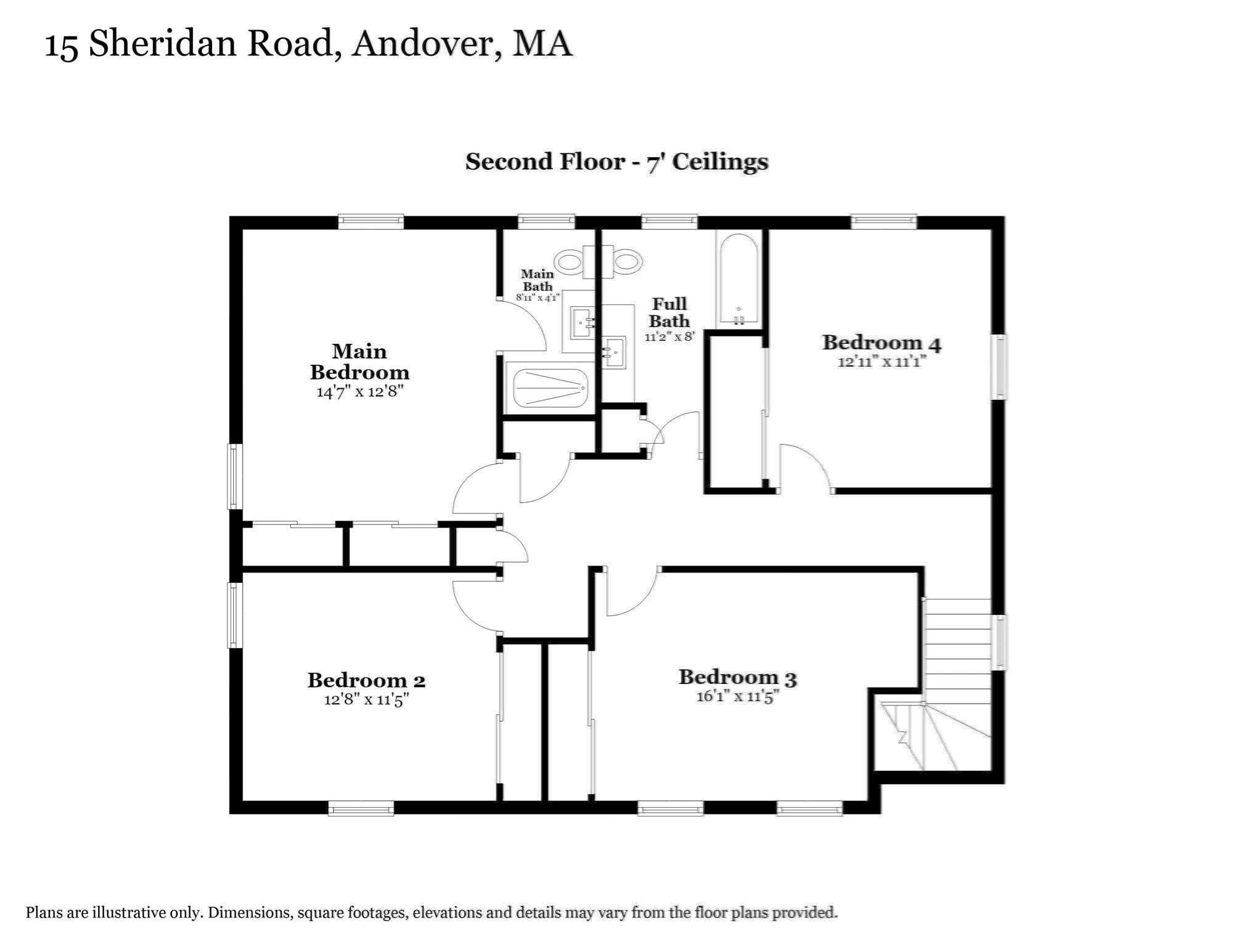 Single Family Residence at 15 Sheridan Road, Andover MA 01810, Andover, photo 41 of 42