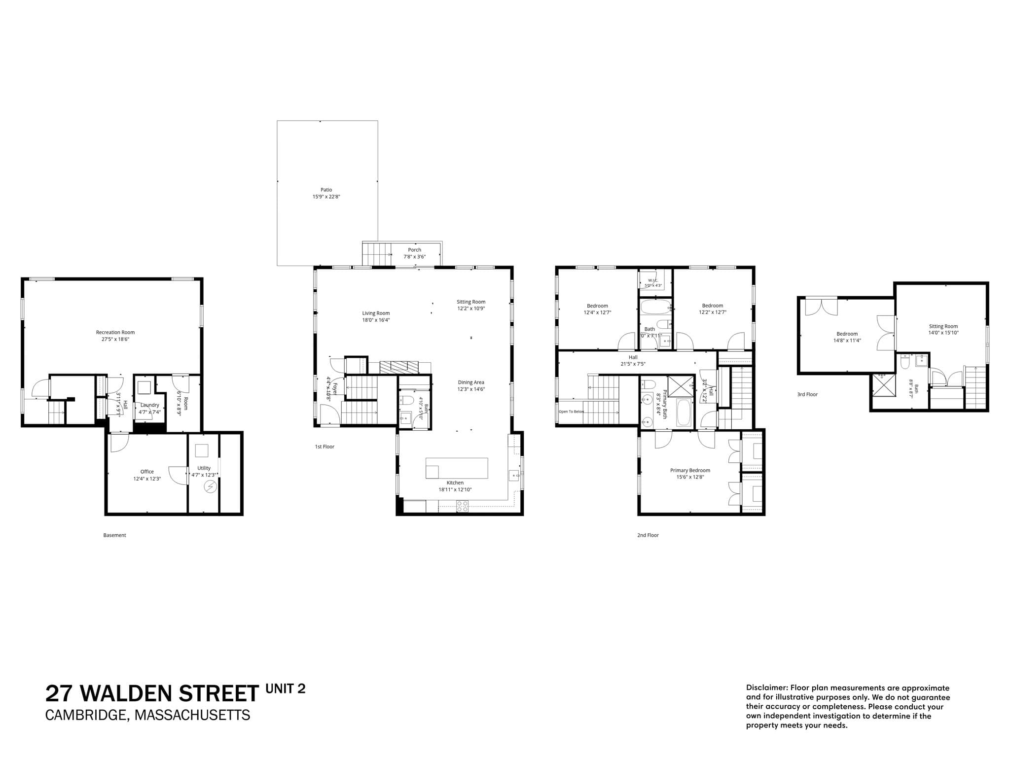 Single Family Residence at 27 Walden St # 2, Cambridge MA 02140, Cambridge, photo 42 of 42