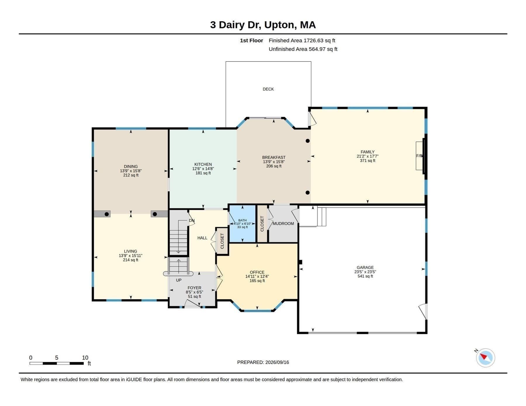 Single Family Residence at 3 Dairy Drive, Upton MA 01568, Upton, photo 40 of 42