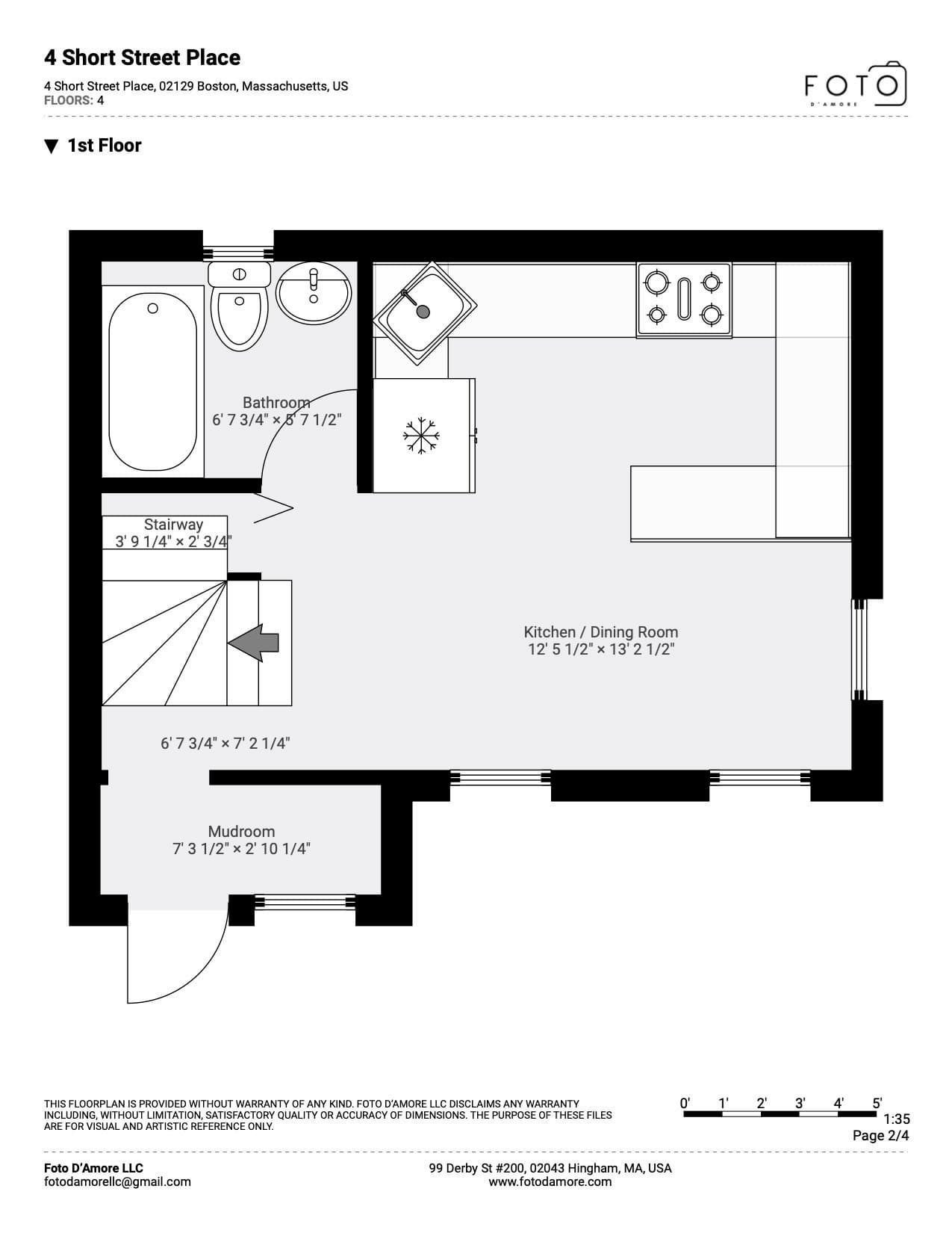 Condominium at 4 Short Street Pl # 4, Boston MA 02129, Boston, photo 12 of 15