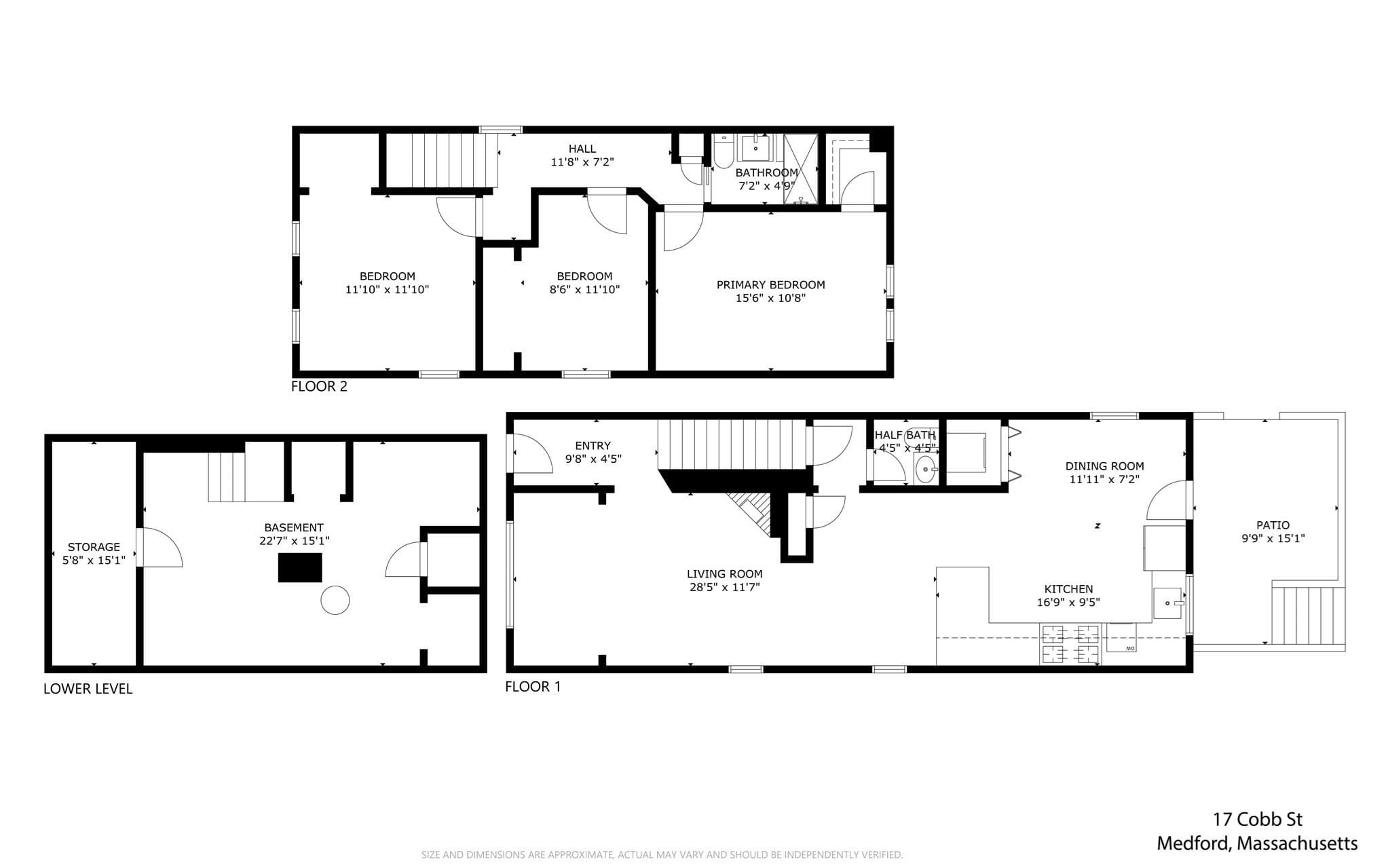 Single Family Residence at 17 Cobb Street, Medford MA 02155, Medford, photo 20 of 22