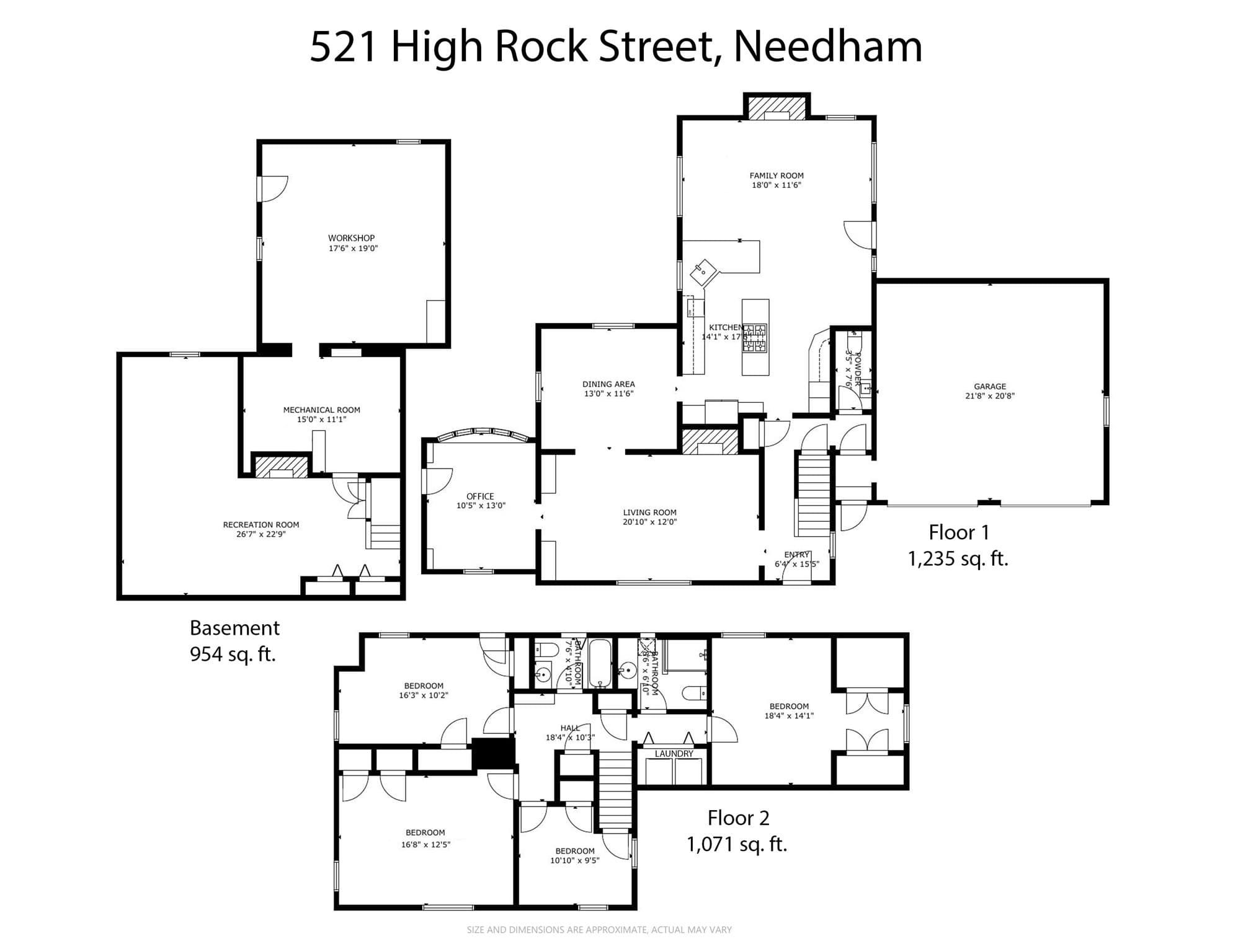 Single Family Residence at 521 High Rock St, Needham MA 02492, Needham, photo 31 of 31