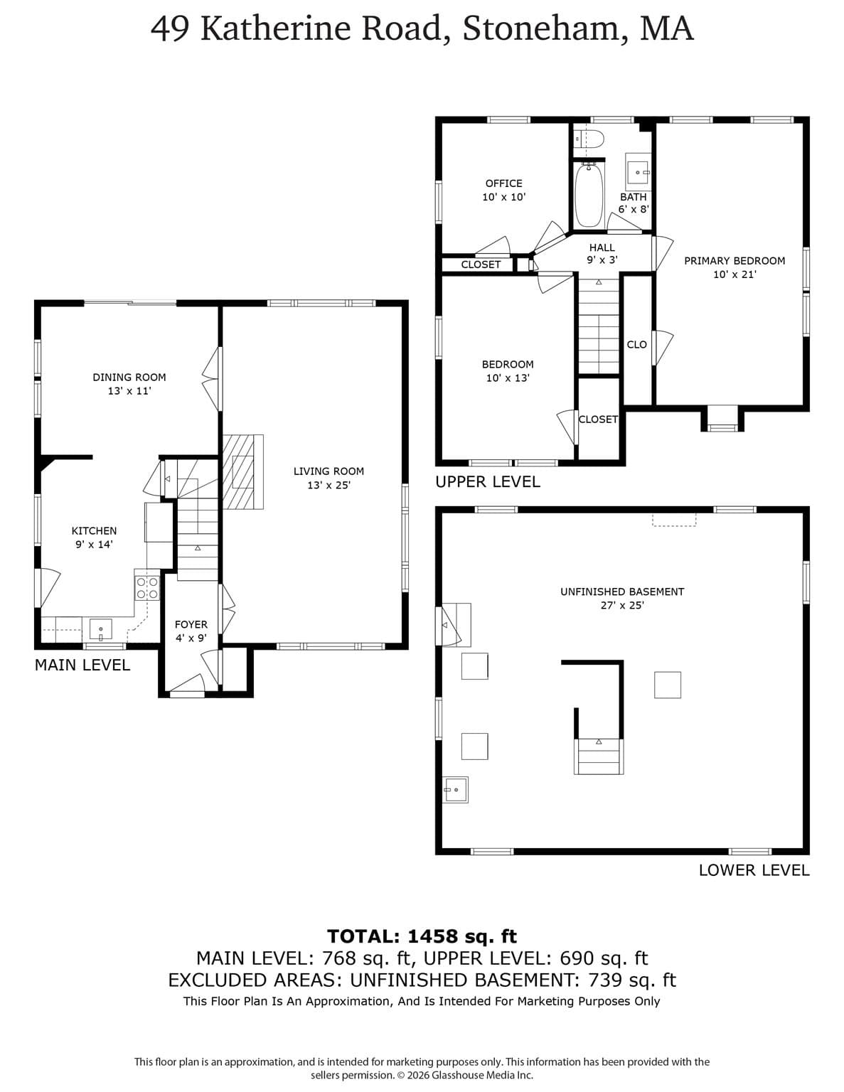 Single Family Residence at 49 Katherine Rd, Stoneham MA 02180, Stoneham, photo 41 of 41