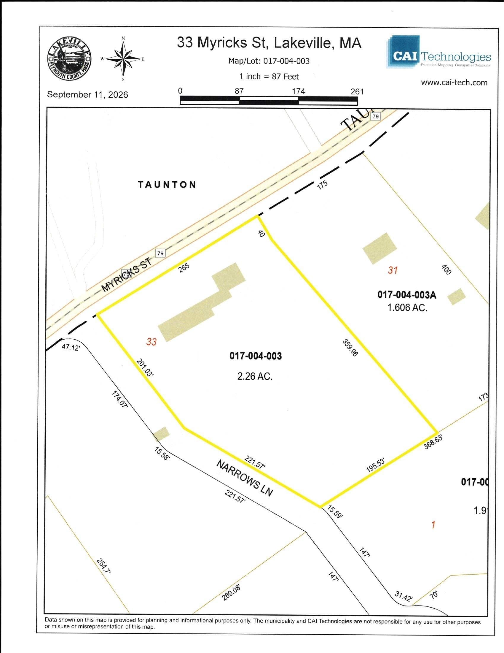 33 Myricks St, Lakeville MA 02347