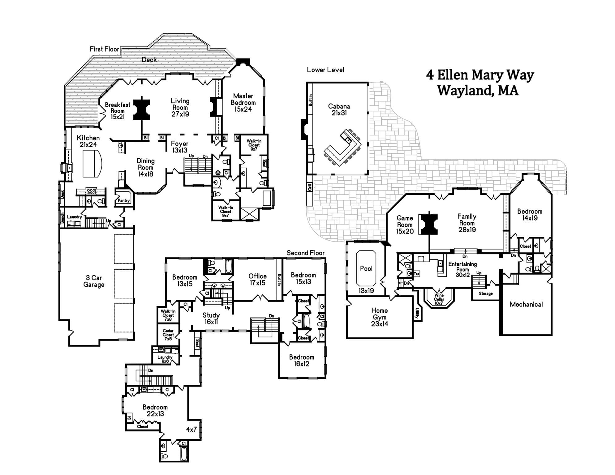 Single Family Residence at 4 Ellen Mary Way, Wayland MA 01778, Wayland, photo 42 of 42