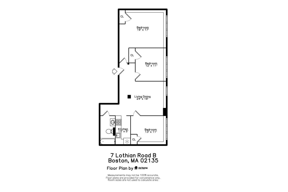 Condominium at 7 Lothian Rd # B, Boston MA 02135, Boston, photo 21 of 21