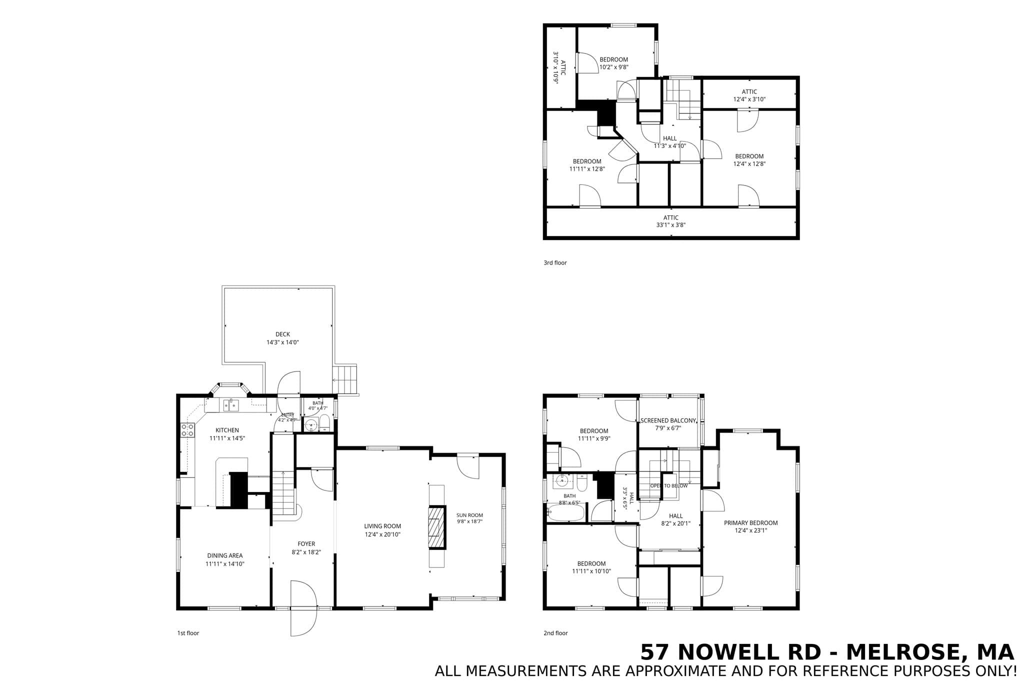 Single Family Residence at 57 Nowell Rd, Melrose MA 02176, Melrose, photo 42 of 42