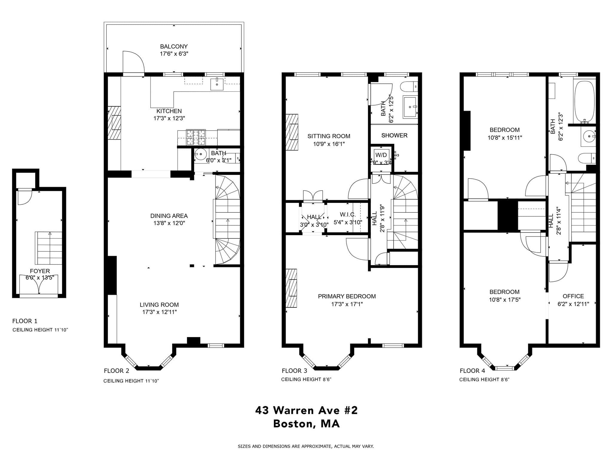 Condominium at 43 Warren Avenue # 2, Boston MA 02116, Boston, photo 26 of 26