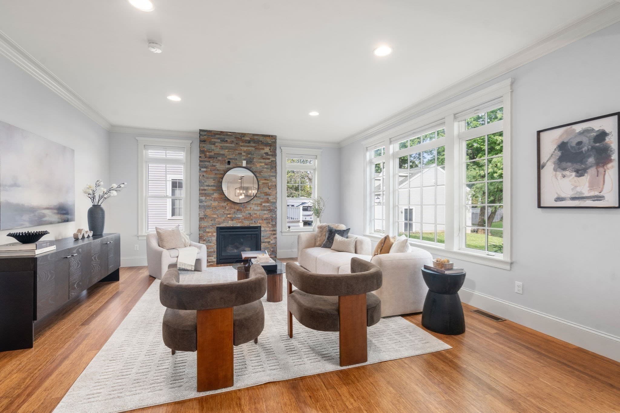 Single Family Residence at 9 Edward Road, Newton MA 02465, Newton, photo 9 of 38