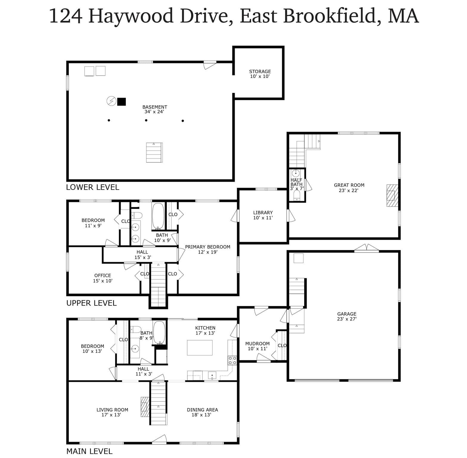 Single Family Residence at 124 Haywood Drive, East Brookfield MA 01515, East Brookfield, photo 27 of 27