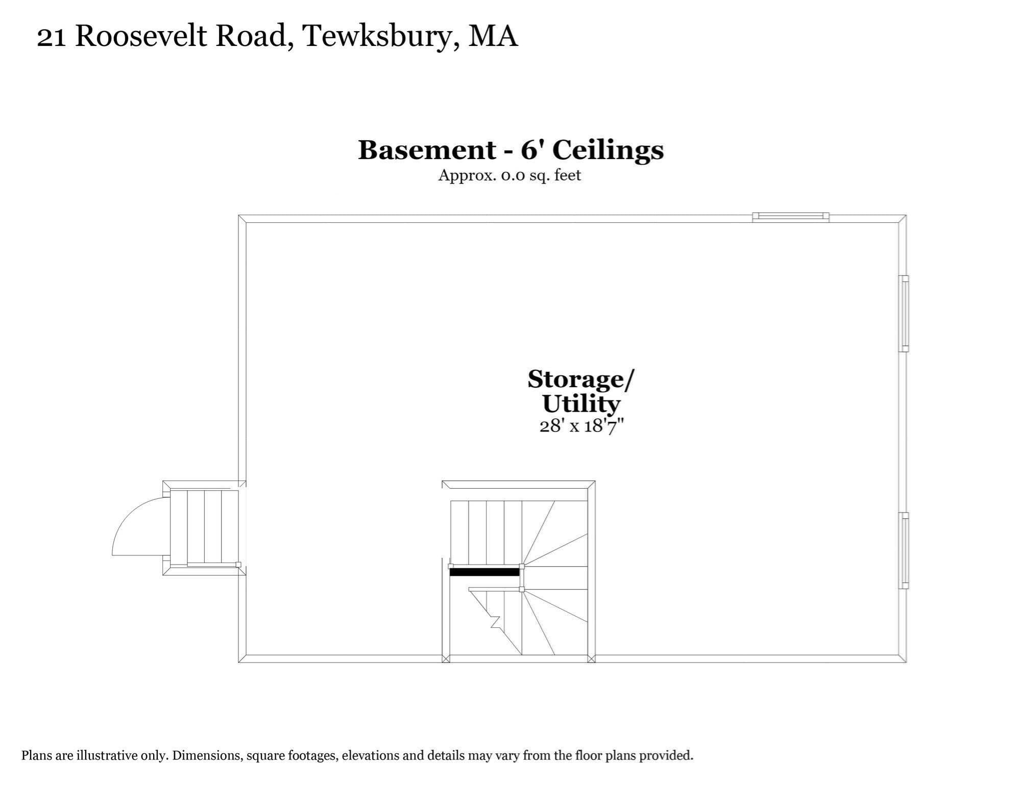 Single Family Residence at 21 Roosevelt Rd, Tewksbury MA 01876, Tewksbury, photo 29 of 30