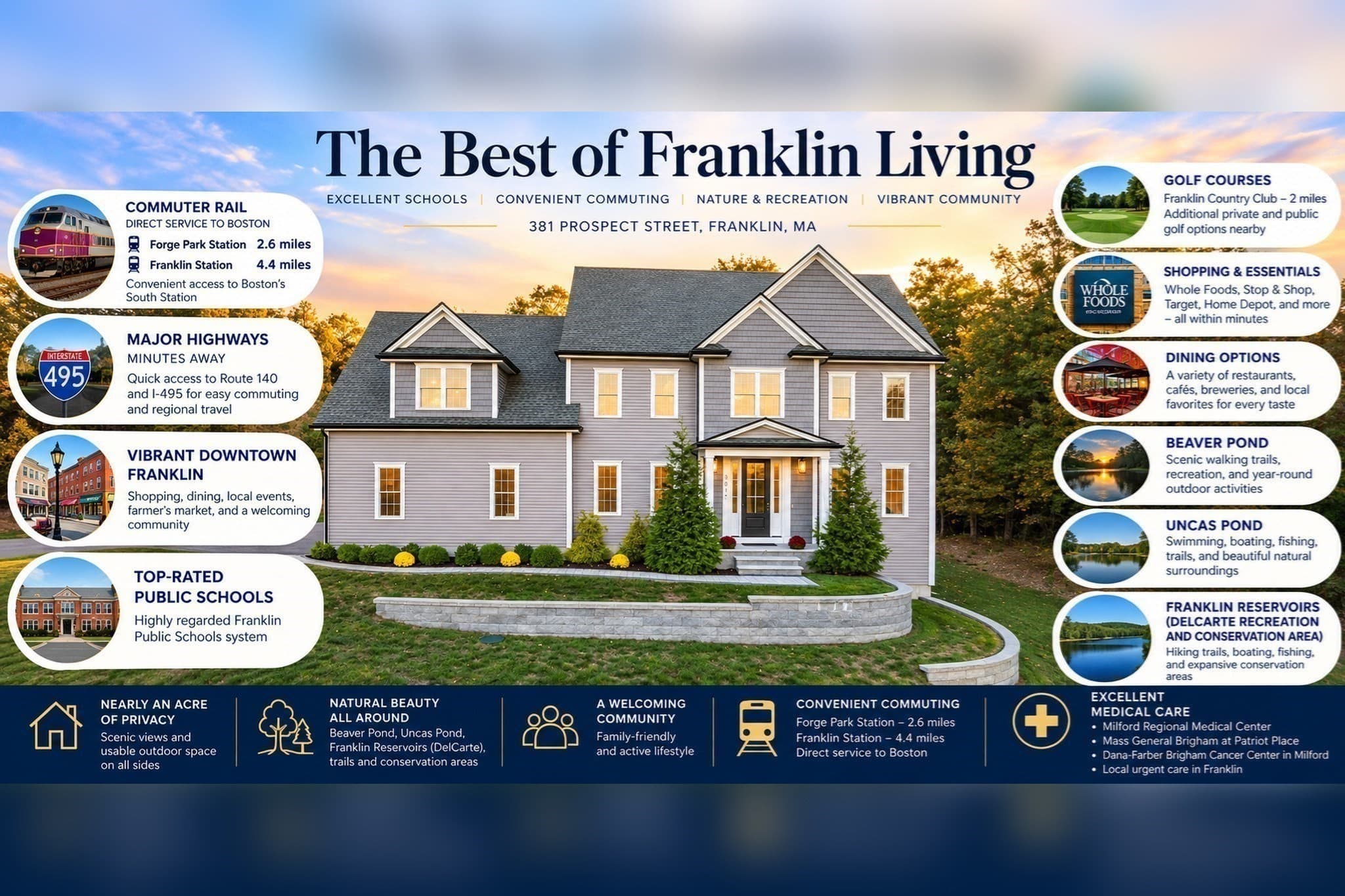 Single Family Residence at 381 Prospect St, Franklin MA 02038, Franklin, photo 41 of 42