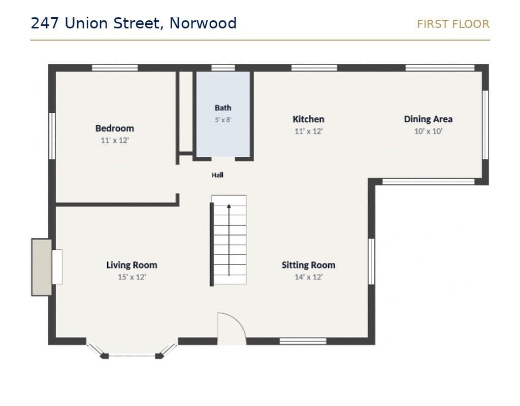 Single Family Residence at 247 Union Street, Norwood MA 02062, Norwood, photo 29 of 30