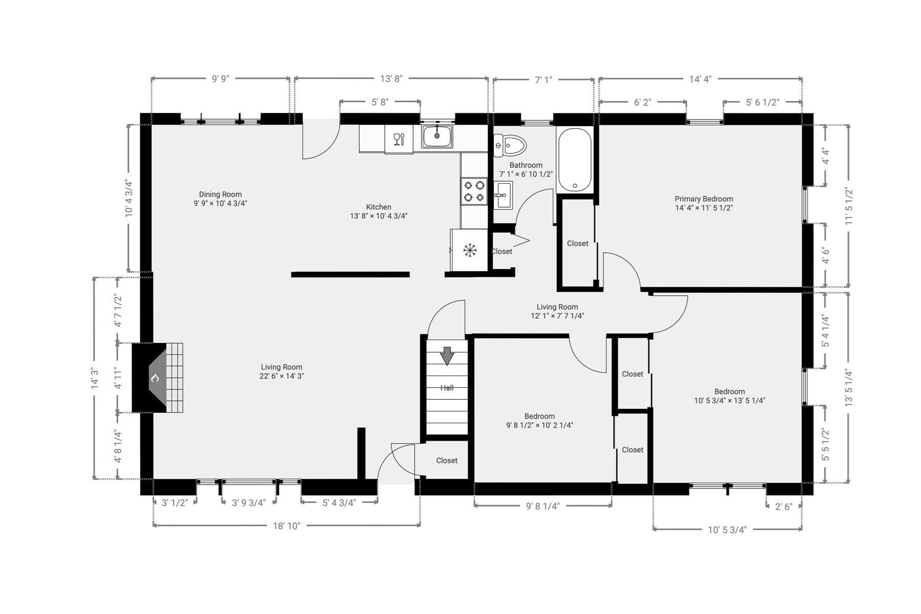 Single Family Residence at 100 Middle St, Woburn MA 01801, Woburn, photo 21 of 22