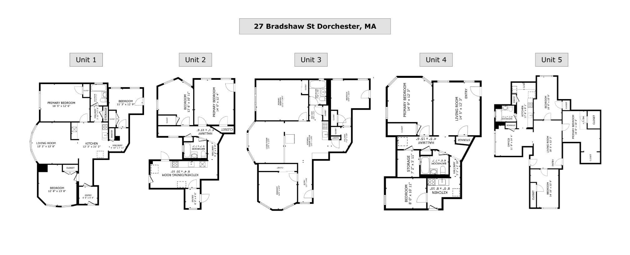 5+ Family - 5+ Units Side by Side at 27 Bradshaw St, Boston MA 02121, Boston, photo 40 of 40