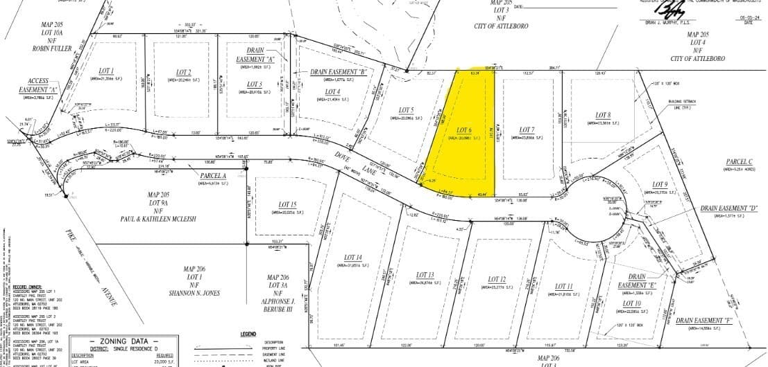 Single Family Residence at Lot 6 Pike Ave - Dove Ln, Attleboro MA 02703, Attleboro, photo 10 of 10