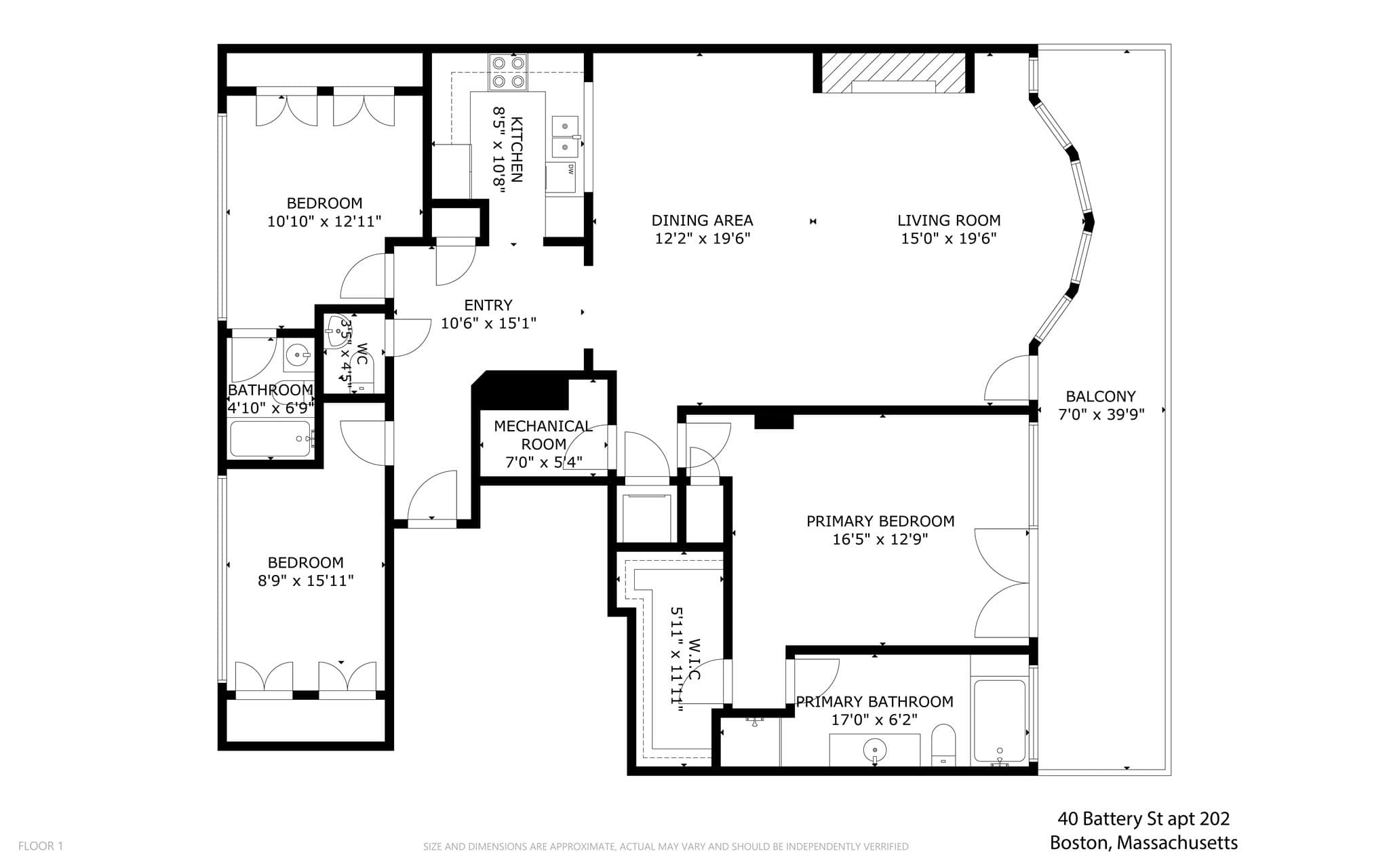 Condominium at 40 Battery St # 202, Boston MA 02109, Boston, photo 41 of 41