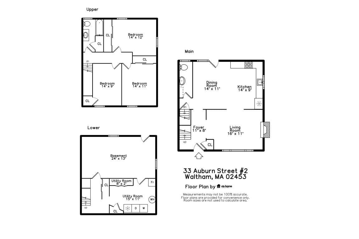 Condominium at 33 Auburn St # 2, Waltham MA 02453, Waltham, photo 37 of 37