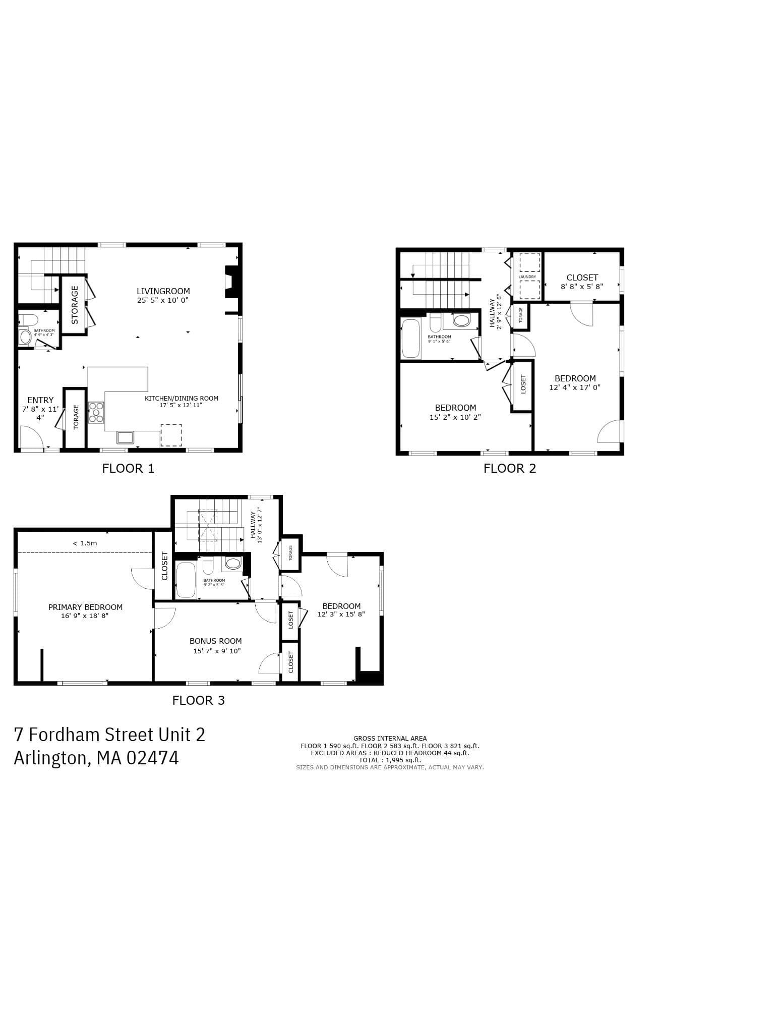 Condominium at 7 Fordham Street # 2, Arlington MA 02474, Arlington, photo 37 of 37