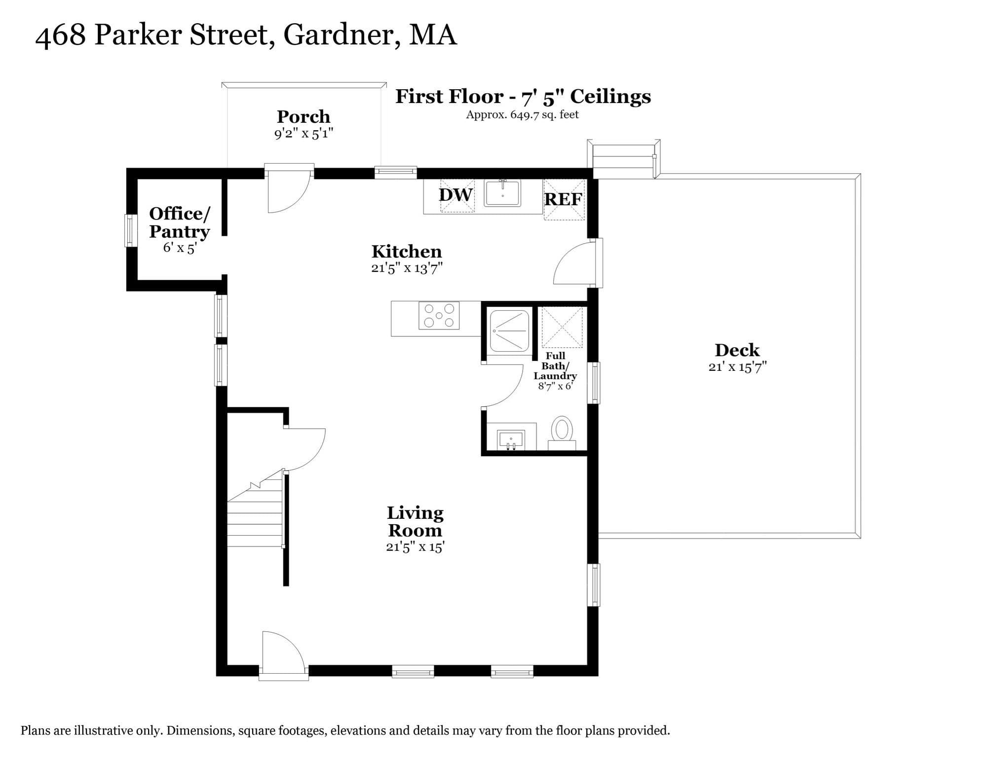 Single Family Residence at 468 Parker Street, Gardner MA 01440, photo 31 of 34