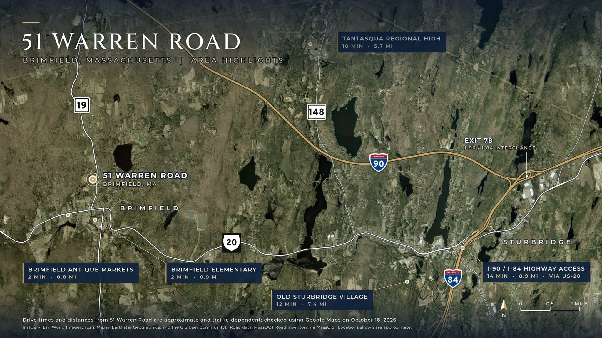 Single Family Residence at 51 Warren Rd, Brimfield MA 01010, photo 27 of 27