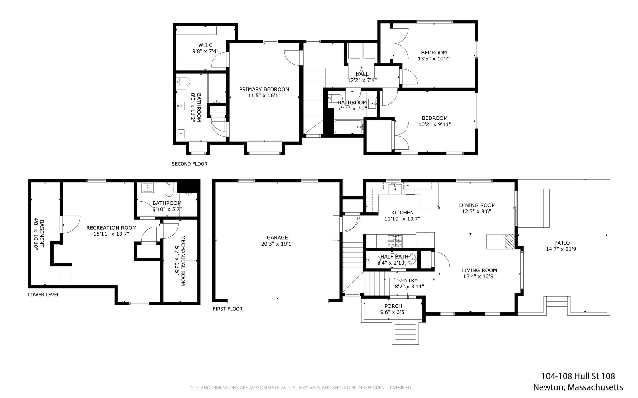 Single Family Residence at 104-108 Hull St # 108, Newton MA 02460, photo 35 of 35