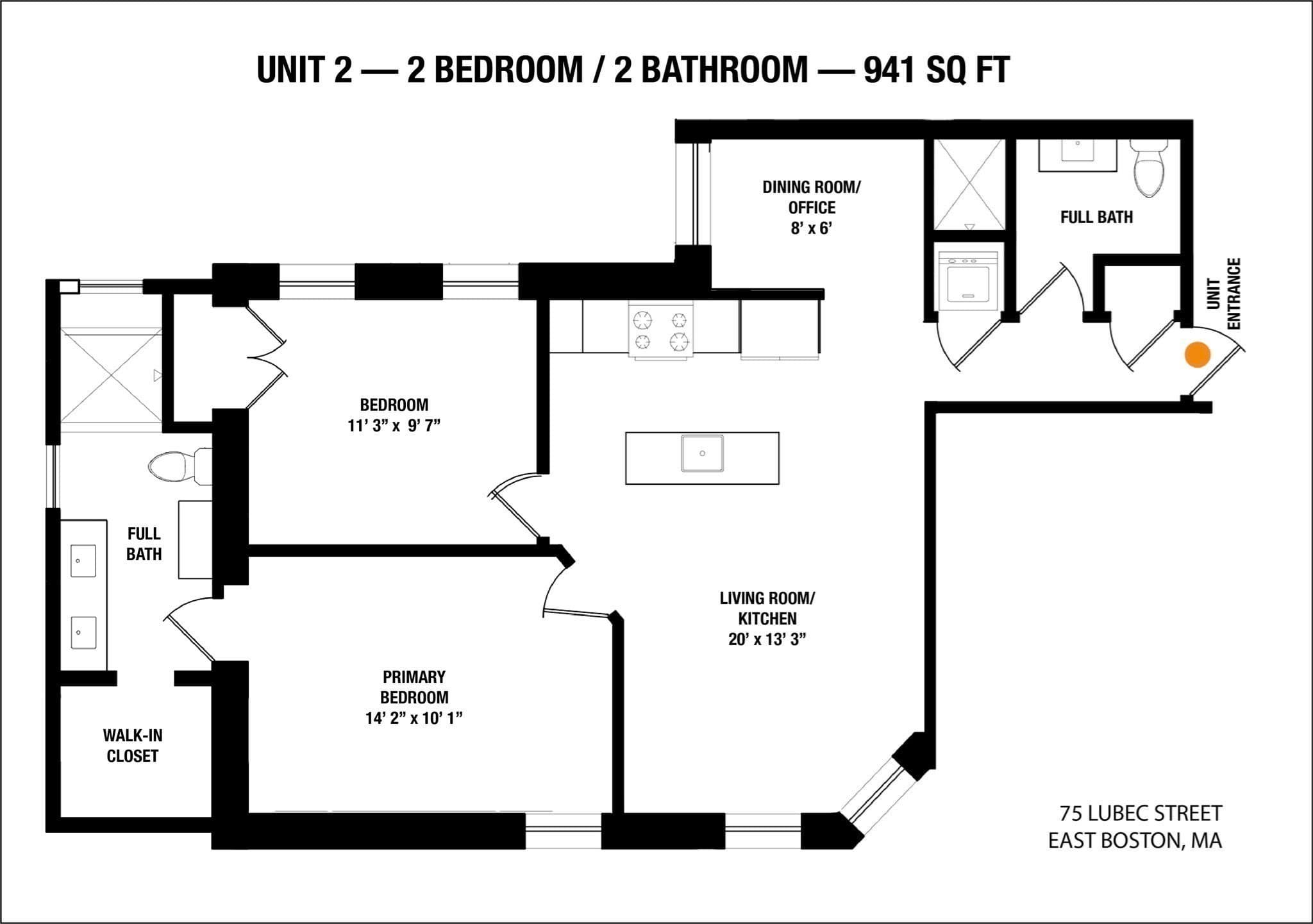 Condominium at 75 Lubec # 2, Boston MA 02128, photo 19 of 21