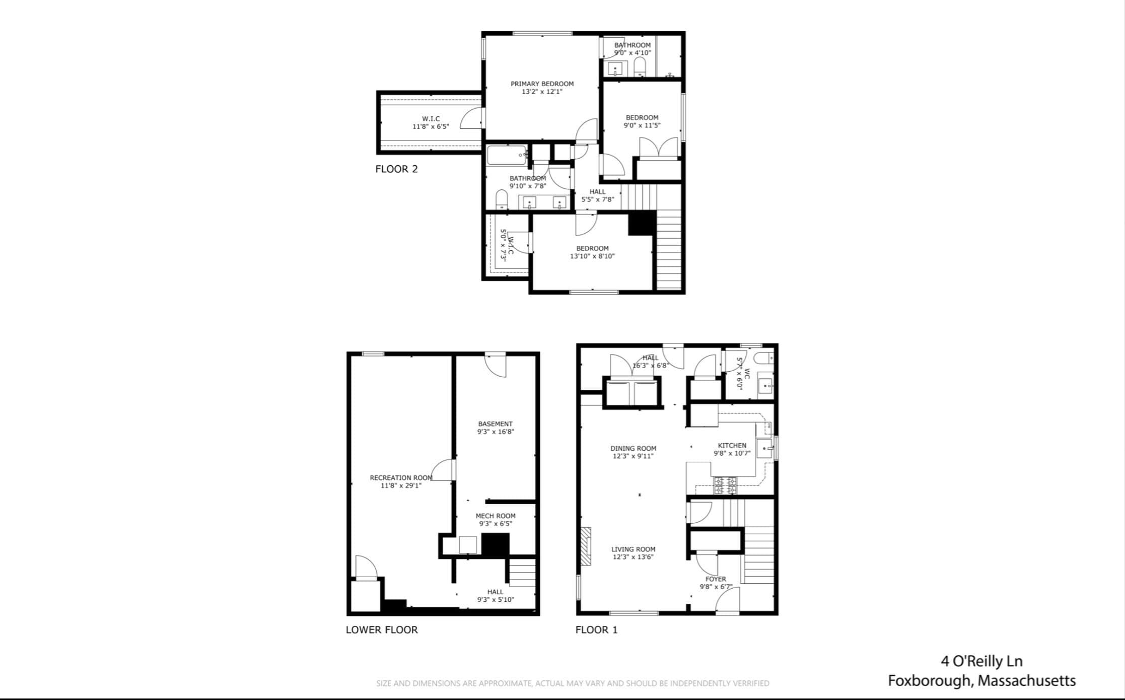 Single Family Residence at 4 O'reilly Lane, Foxboro MA 02035, photo 42 of 42