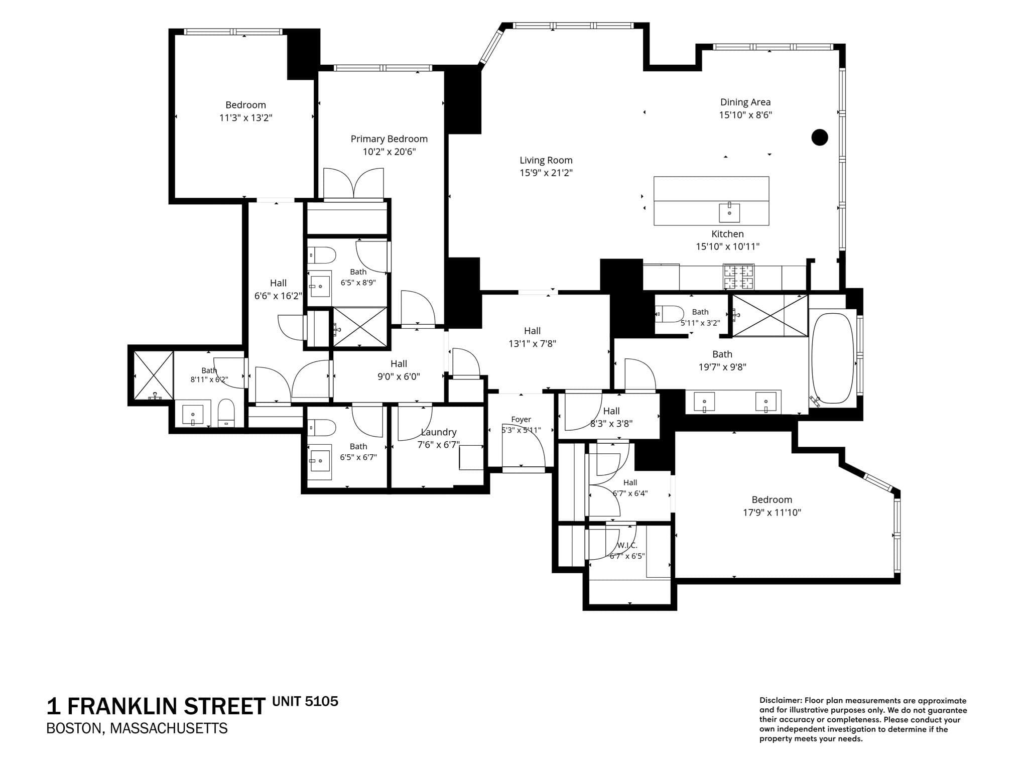Condominium at 1 Franklin St # 5105, Boston MA 02110, photo 26 of 35