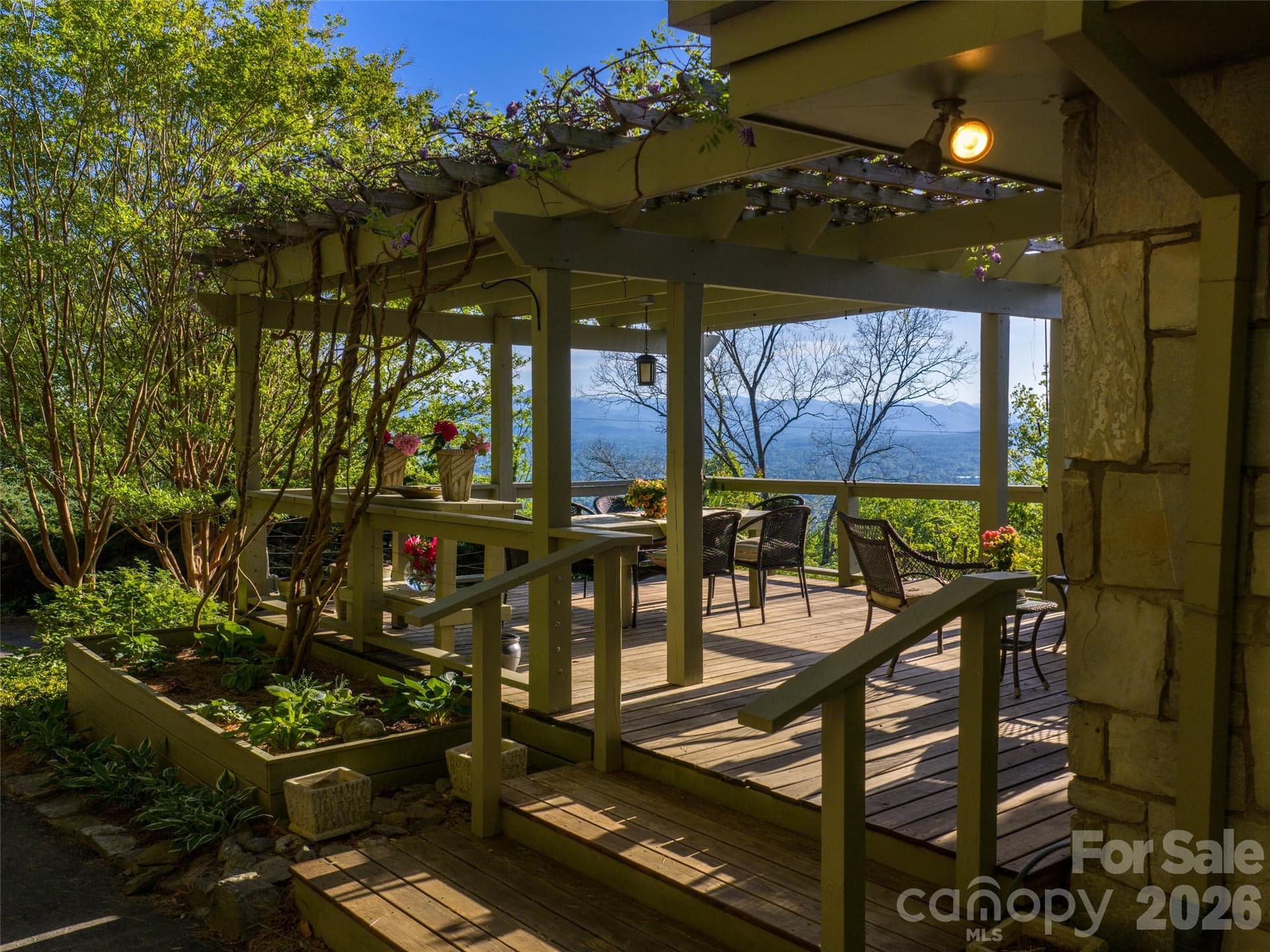 Porch living and early evening social - 65 Crestwood Road, Asheville
