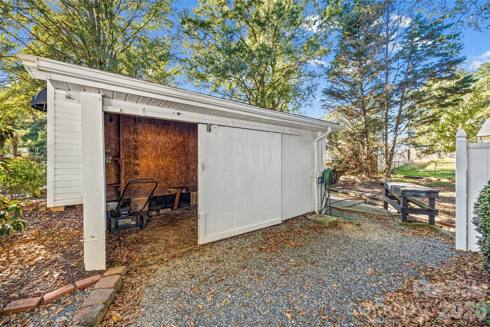 Storage area beside workshop - 2005 Westridge Drive, Rock Hill