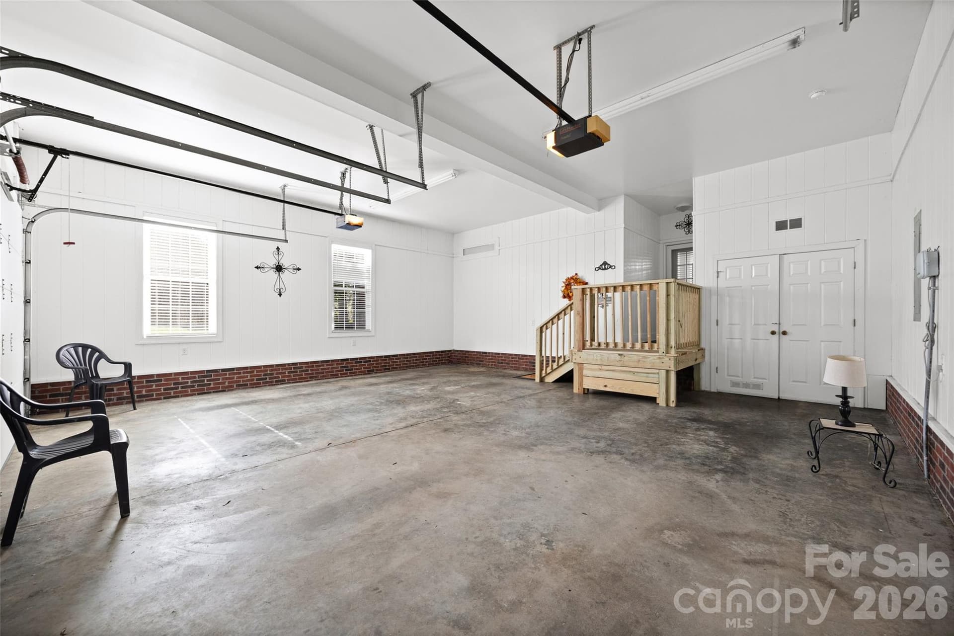 finished garage with storage closet - 2005 Westridge Drive, Rock Hill