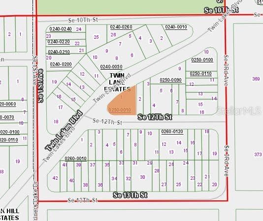 00 TWIN LAKES BLVD AND SE 12TH ST COR