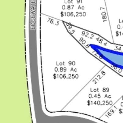 Lot at Lot 90 Edgewater Drive, Norwood, photo 3 of 13