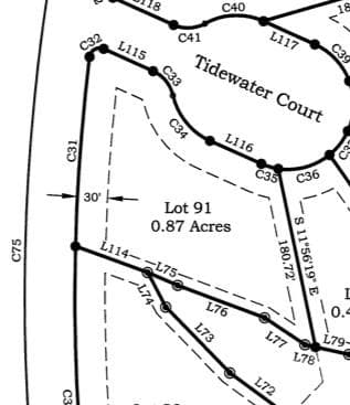 Finalized Map - Lot 91 TIDEWATER Court, Norwood
