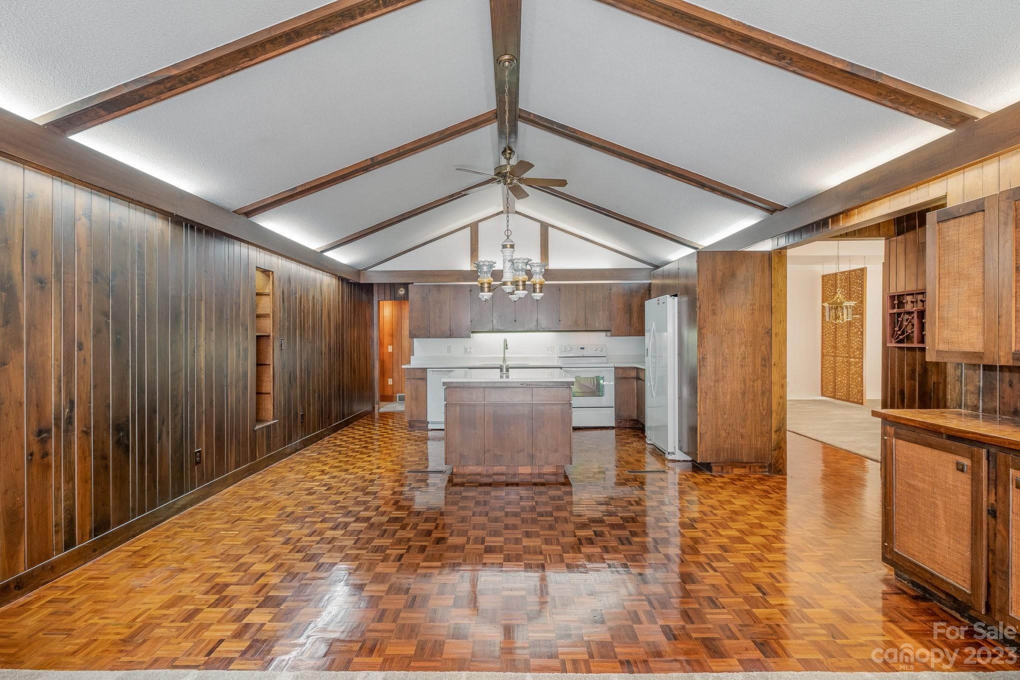 Kitchen from family room - 2756 Peachtree Road, Statesville