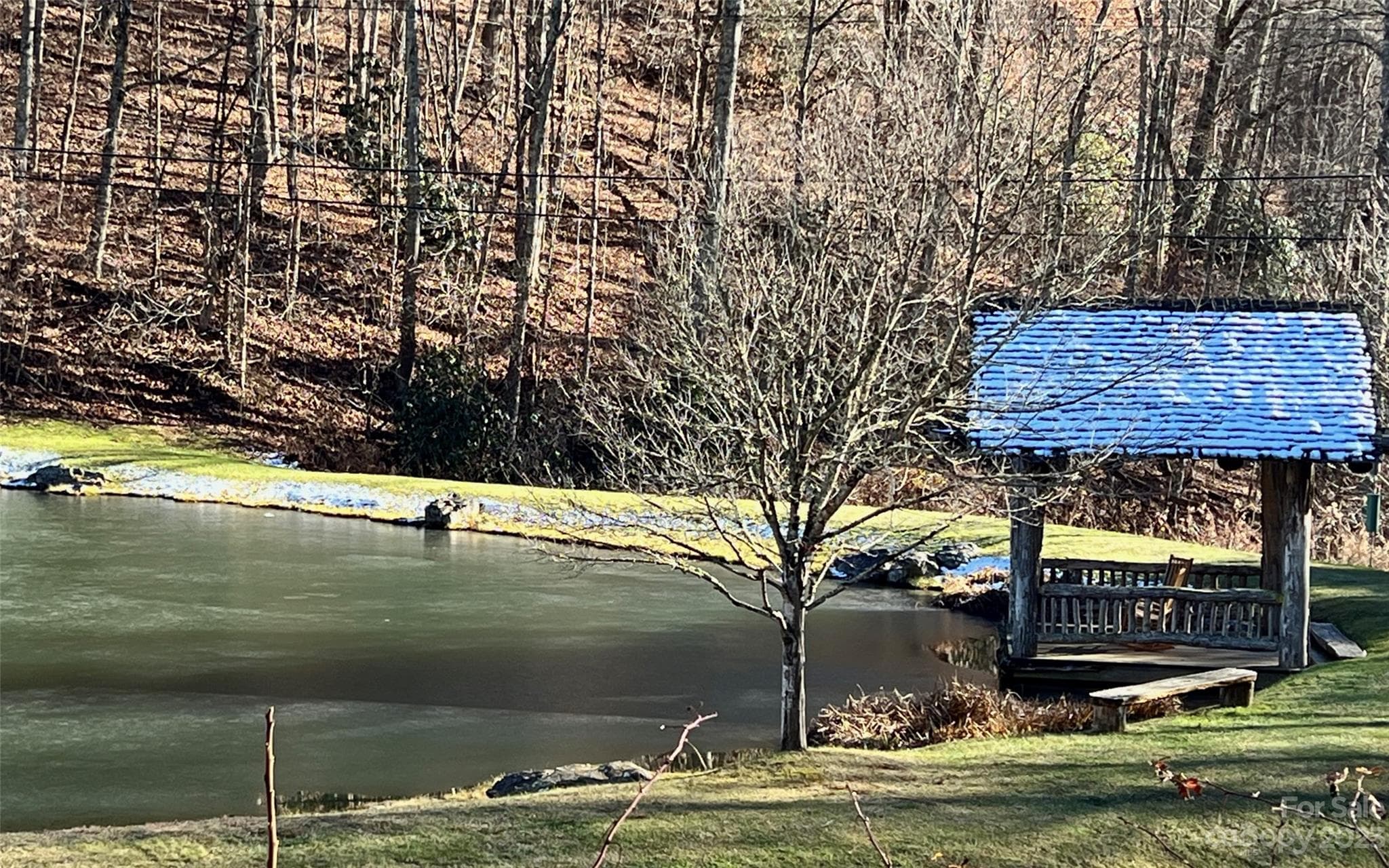 Pond at entrance - 000 Chestnut Lane, Mars Hill