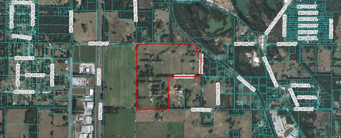 Aerial Map - 3570 NW 63RD ST, OCALA