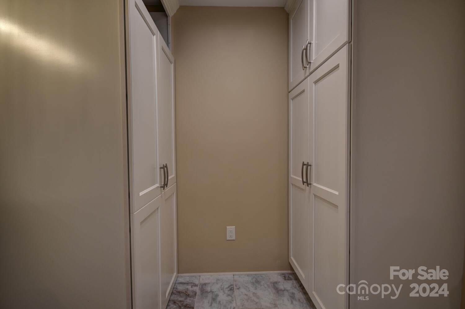 Maytag Laundry Center on Left - Linen Cabinet on Right - Woodlands Village, Maggie Valley