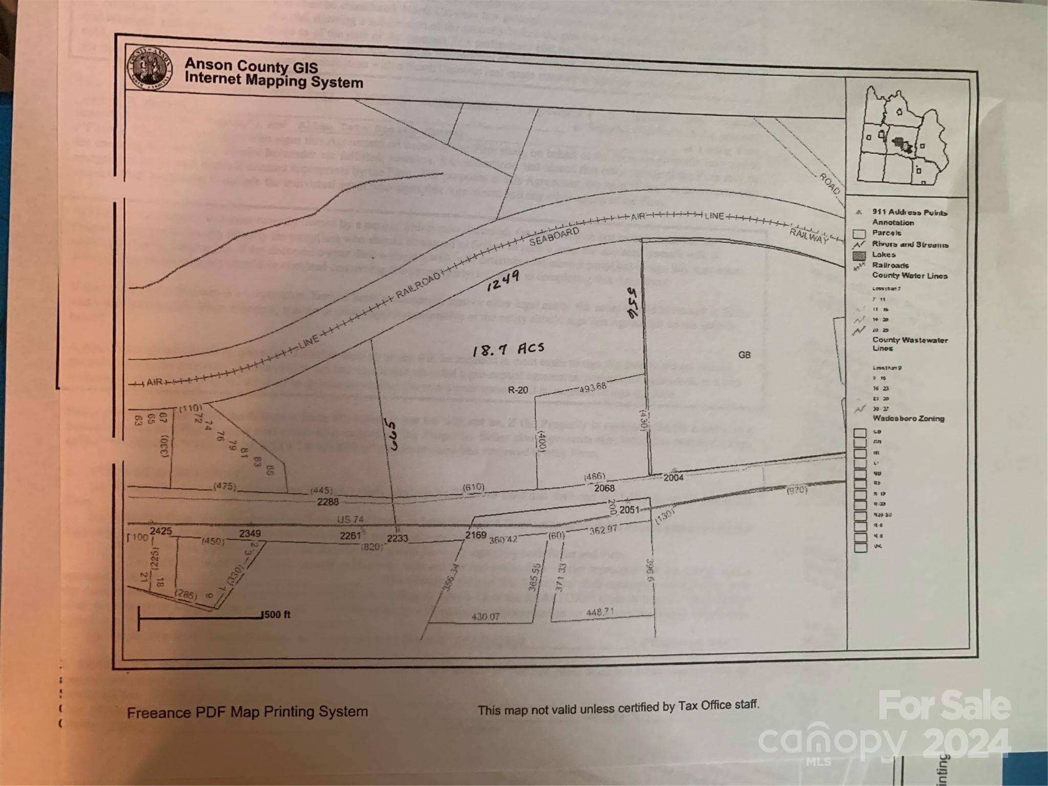 Acreage at - W Hwy 74 None, Wadesboro, photo 2 of 4