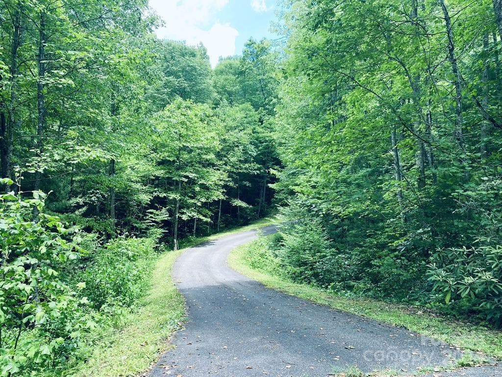 Paved Road to the left of the lot. - 34 Grouse Haven Lane, Sylva