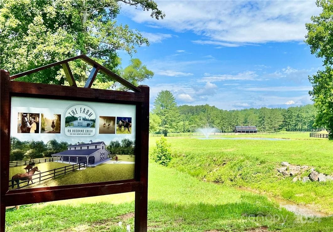 Lot 83 is located in The Coves' new section, The Farm on Husbands Creek - Lenoir