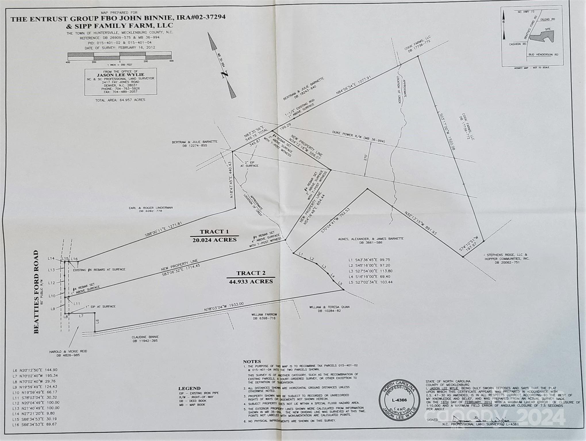 Acreage at Huntersville, photo 7 of 7