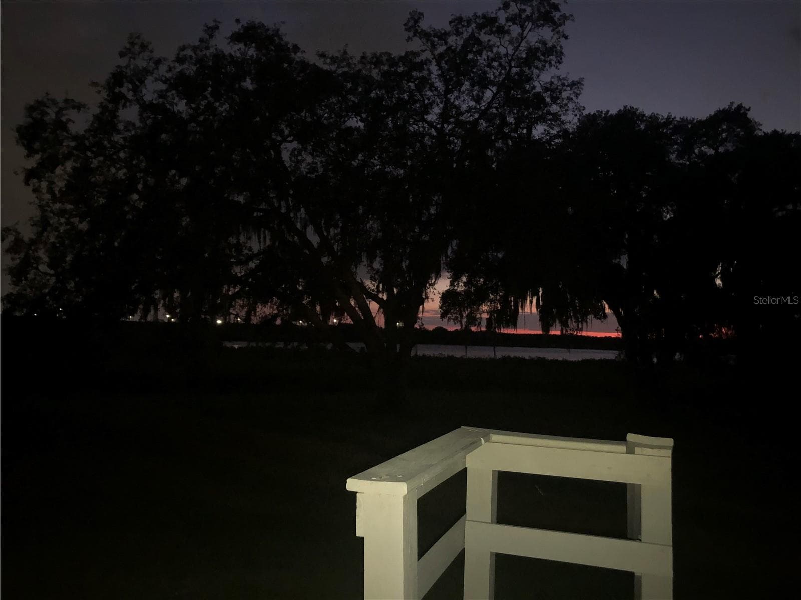 sunset from front porch - 30340 BAYLOR LN, WESLEY CHAPEL