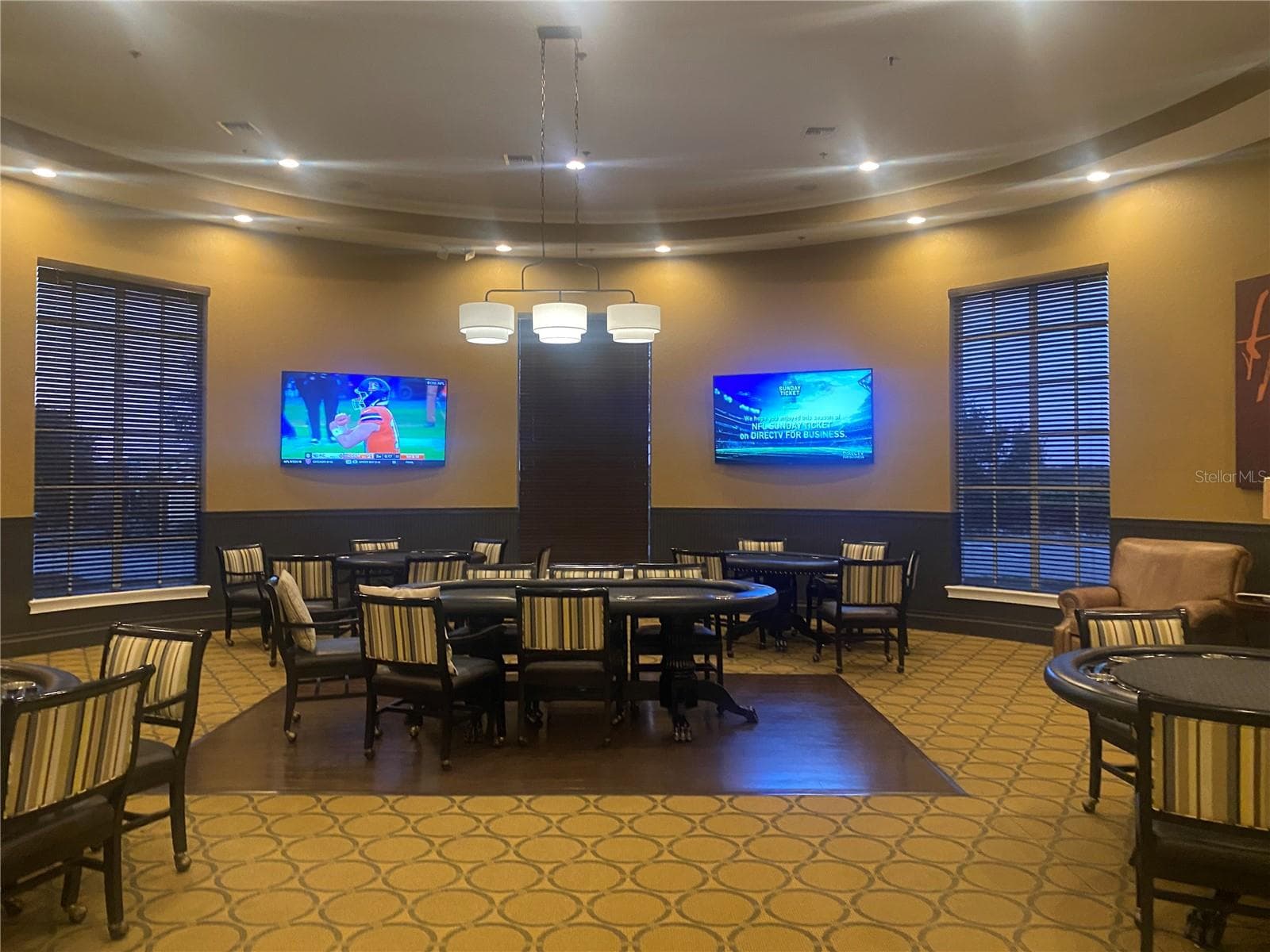 Clubhouse poker room - 119 CRESCENT MOON DR, GROVELAND
